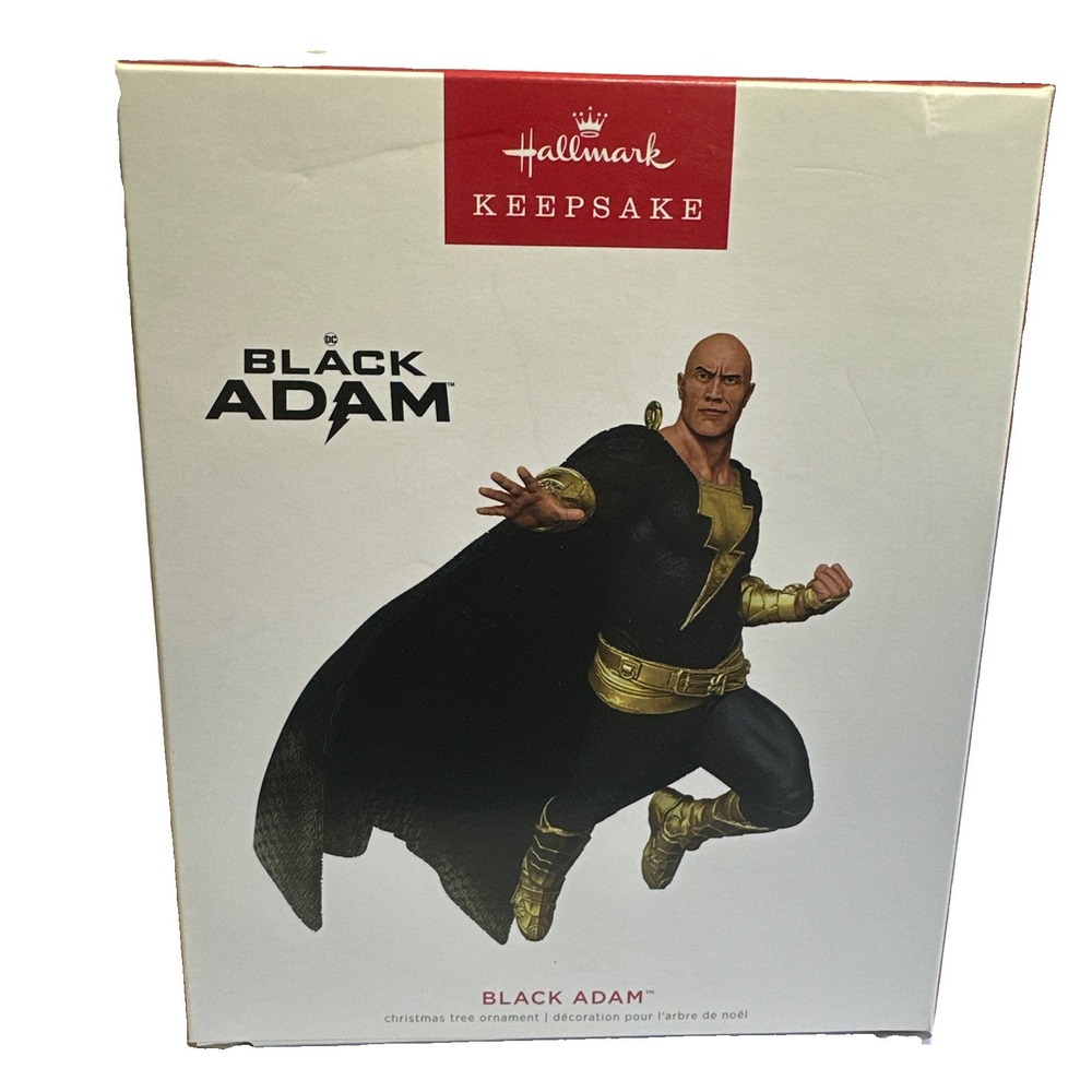 HALLMARK 2022 Black Adam Keepsake Ornament DC Comics New Christmas